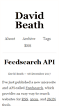 Mobile Screenshot of davidbeath.com